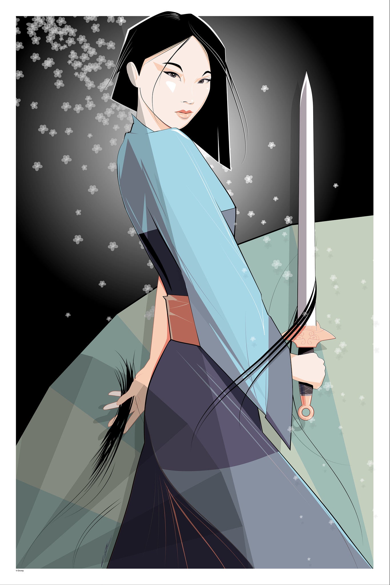 Cyclops Print Works Print #09A: Mulan Art Print Edition by Craig Drake