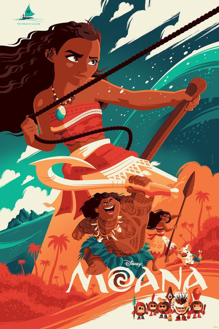 Cyclops Print Works Print #49: Moana by Tom Whalen