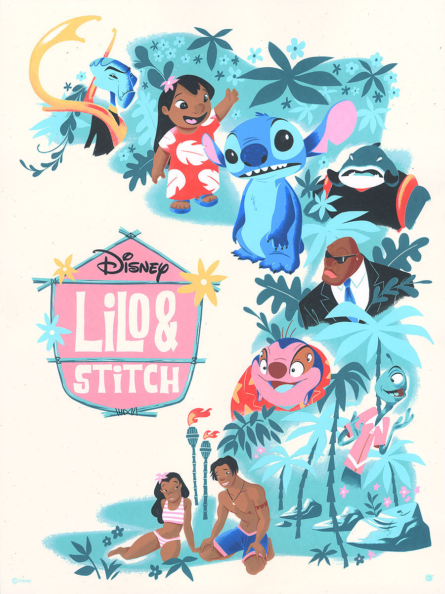 Stitch and Angel | Art Print