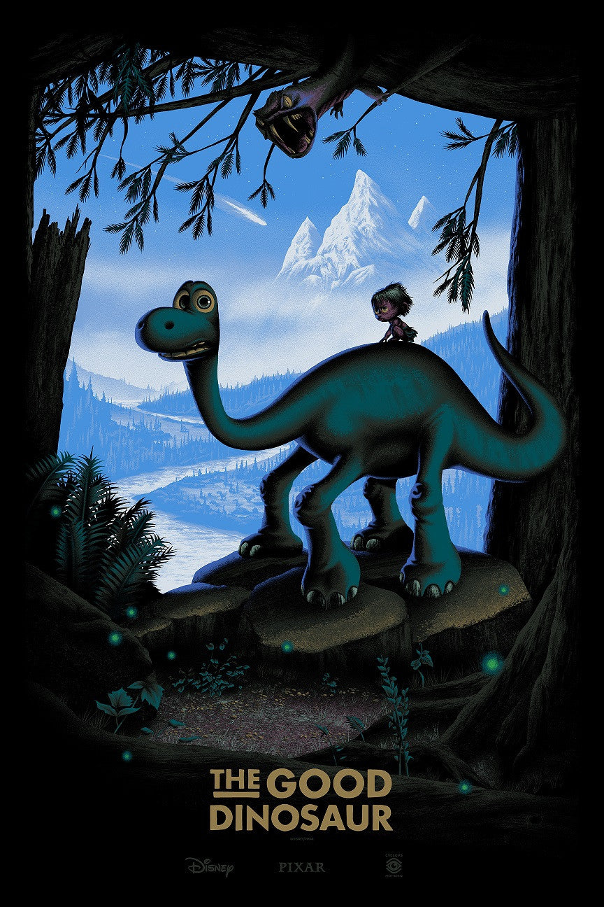 Cyclops Print Works Print #31V: The Good Dinosaur Variant Edition by Mark Englert