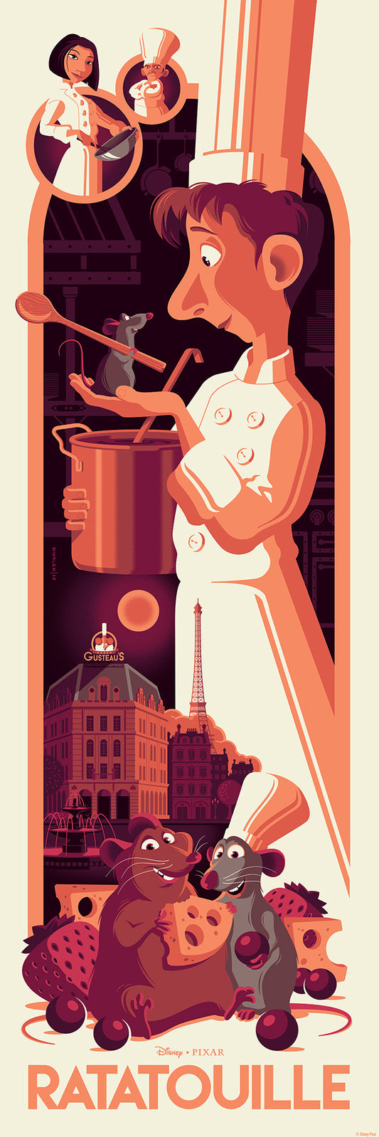 Cyclops Print Works Print # 76 Ratatouille - Regular Edition - by Tom Whalen