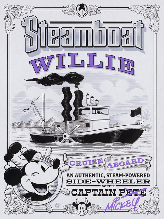 "Steamboat Willie" by Eric Tan [Silver Variant]