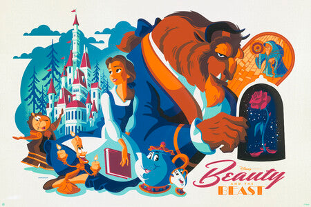 Beauty and the Beast by Tom Whalen