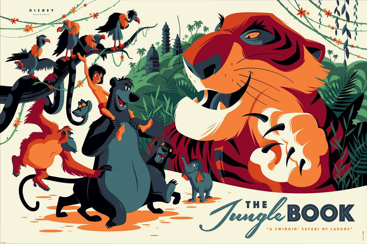 Cyclops Print Works Print #27V: The Jungle Book Variant Edition by Tom Whalen