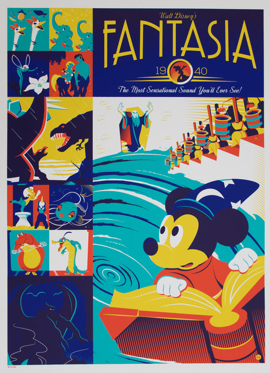 Cyclops Print Works Print #05: Fantasia 75th Anniversary by Dave Perillo