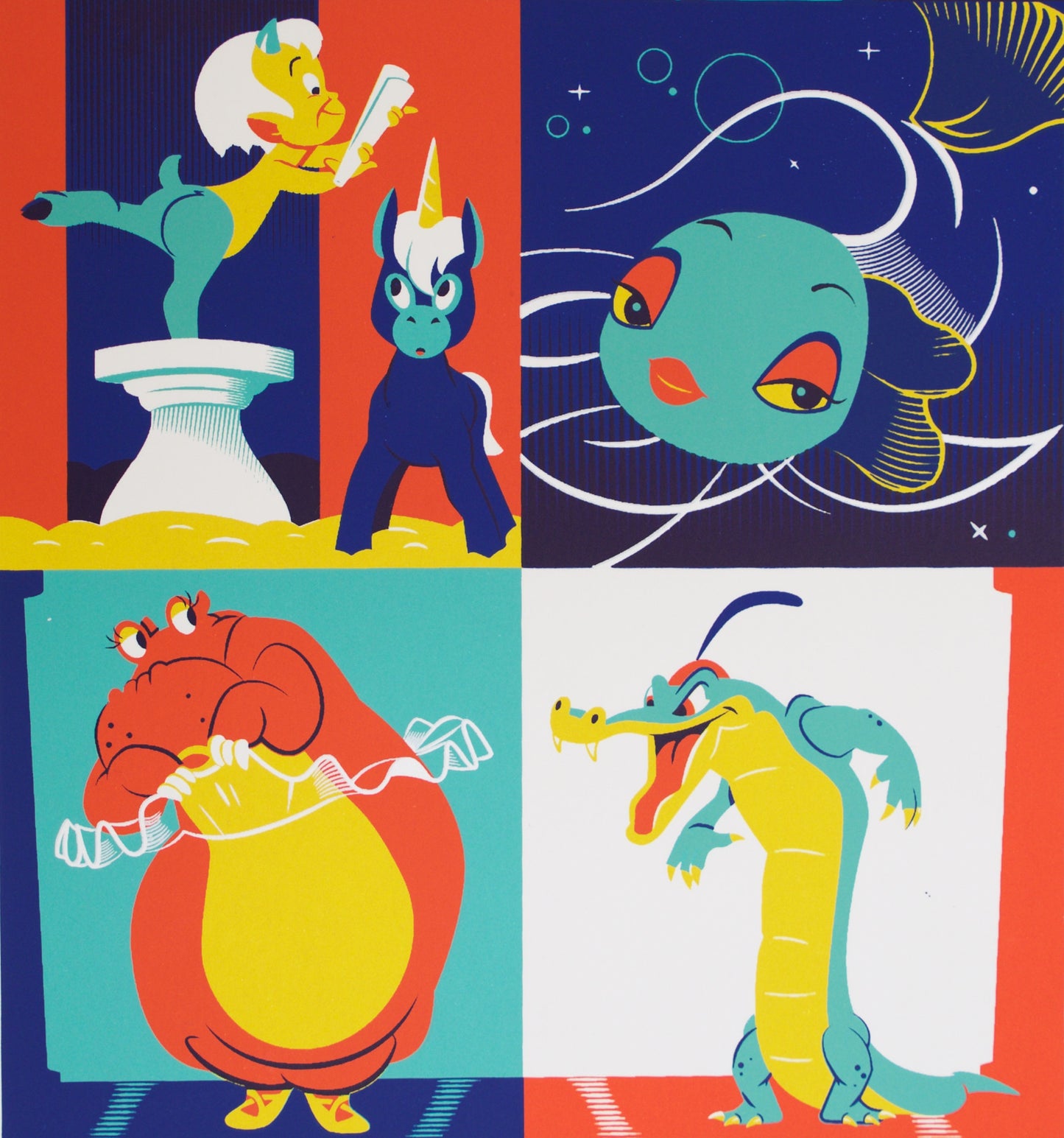 Cyclops Print Works Print #05: Fantasia 75th Anniversary by Dave Perillo