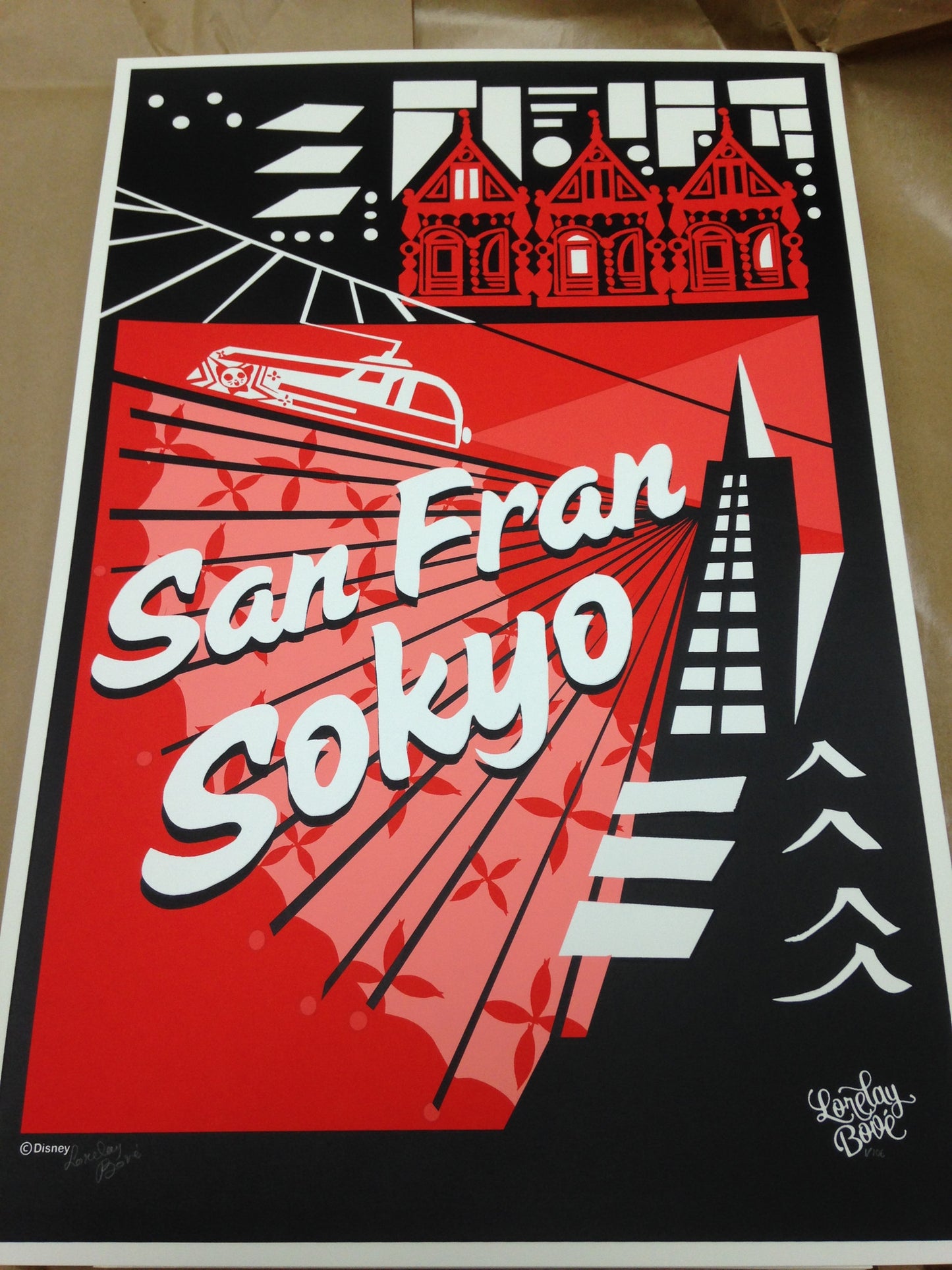 Cyclops Print Works Print #14: San Fransokyo (Big  Hero 6) by Lorelay Bové