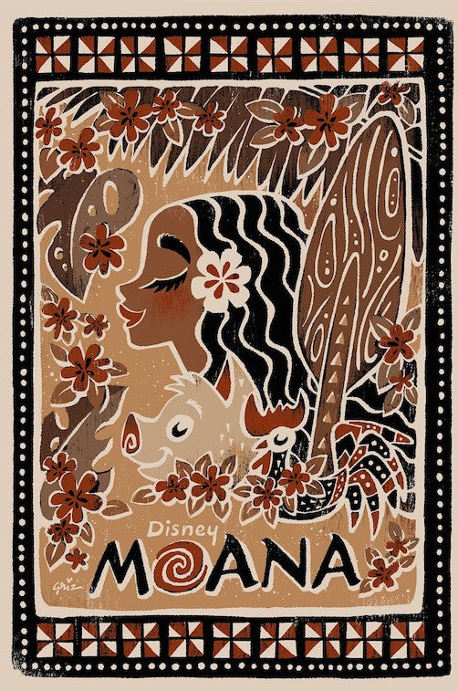 Cyclops Print Works Print #56: Moana by Griselda Sastrawinata-Lemay