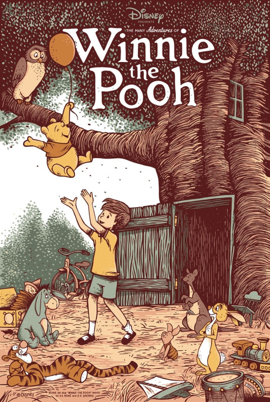 Cyclops Print Works #99 – Winnie the Pooh – by Adam Johnson
