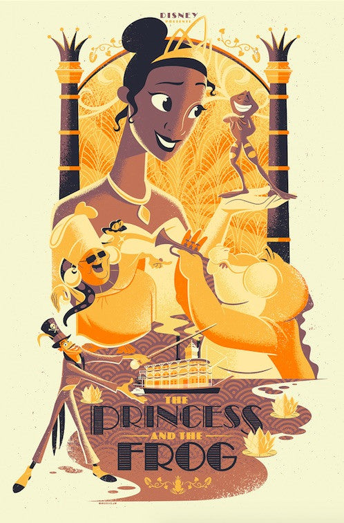 Cyclops Print Works Print #55: The Princess and the Frog by Josh Holtsclaw