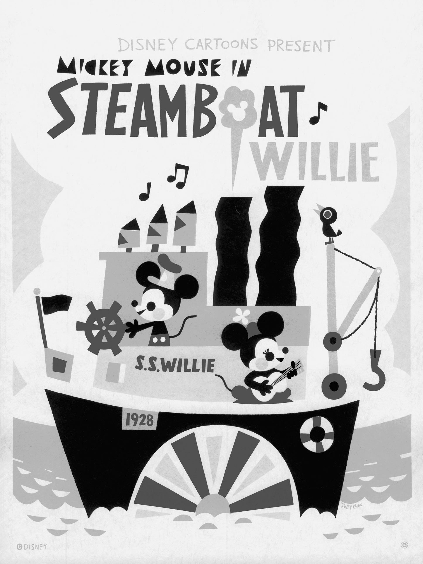 Steamboat Willie by Joey Chou