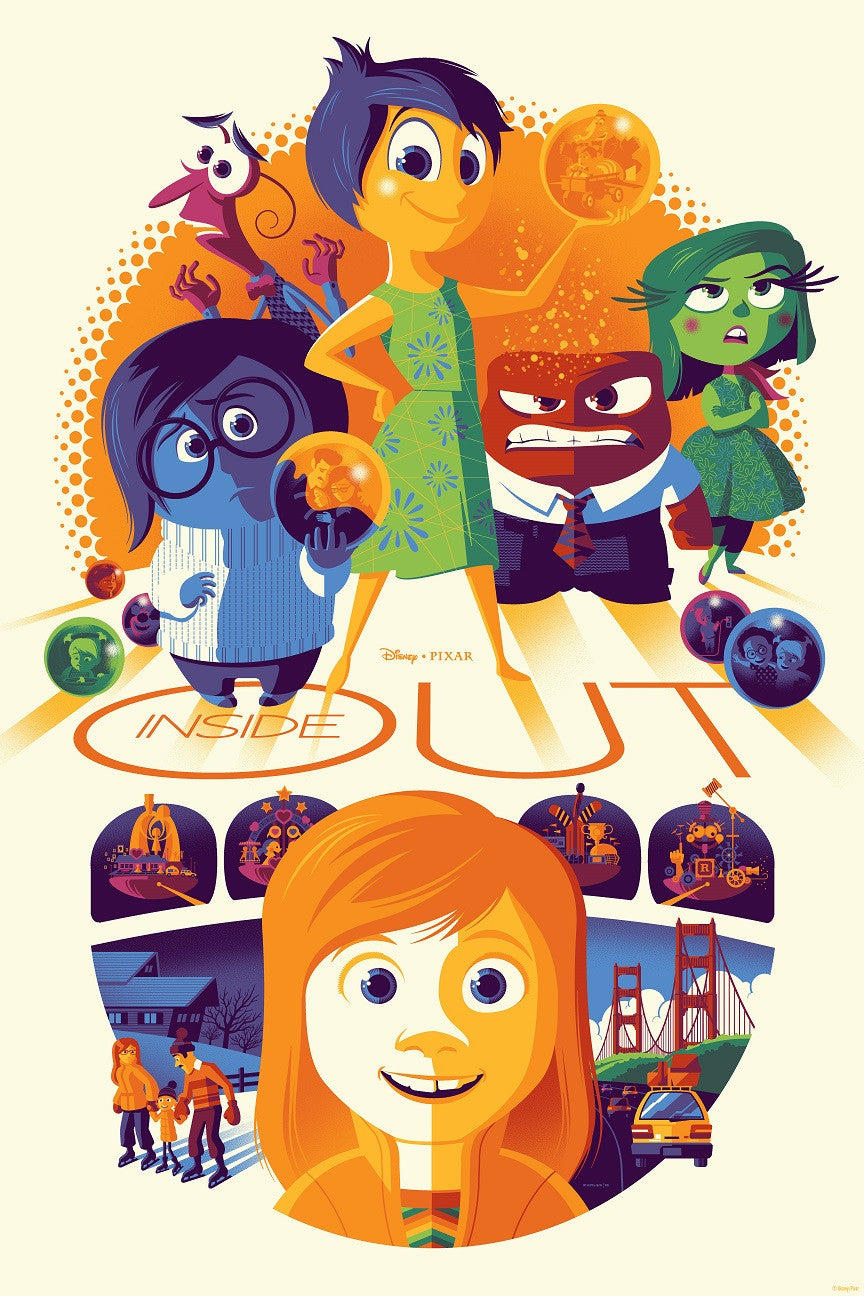 Cyclops Print Works Print #32: Inside Out By Tom Whalen