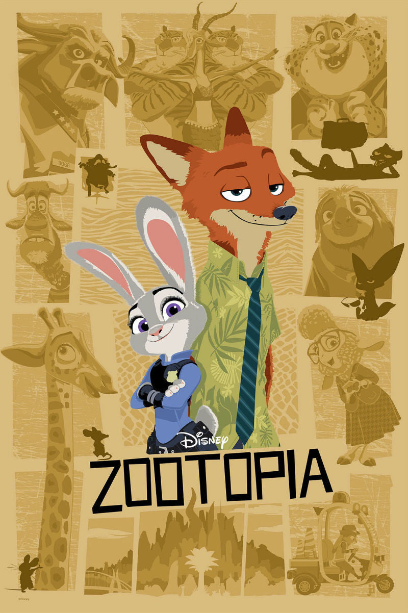 Cyclops Print Works Print #29: Zootopia by Joe Dunn