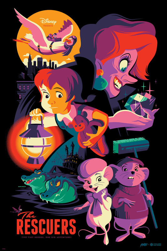 The Rescuers (Variant Edition) by Tom Whalen