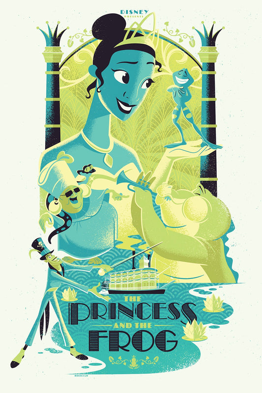 Cyclops Print Works Print #55V: The Princess and the Frog Variant Edition by Josh Holtsclaw